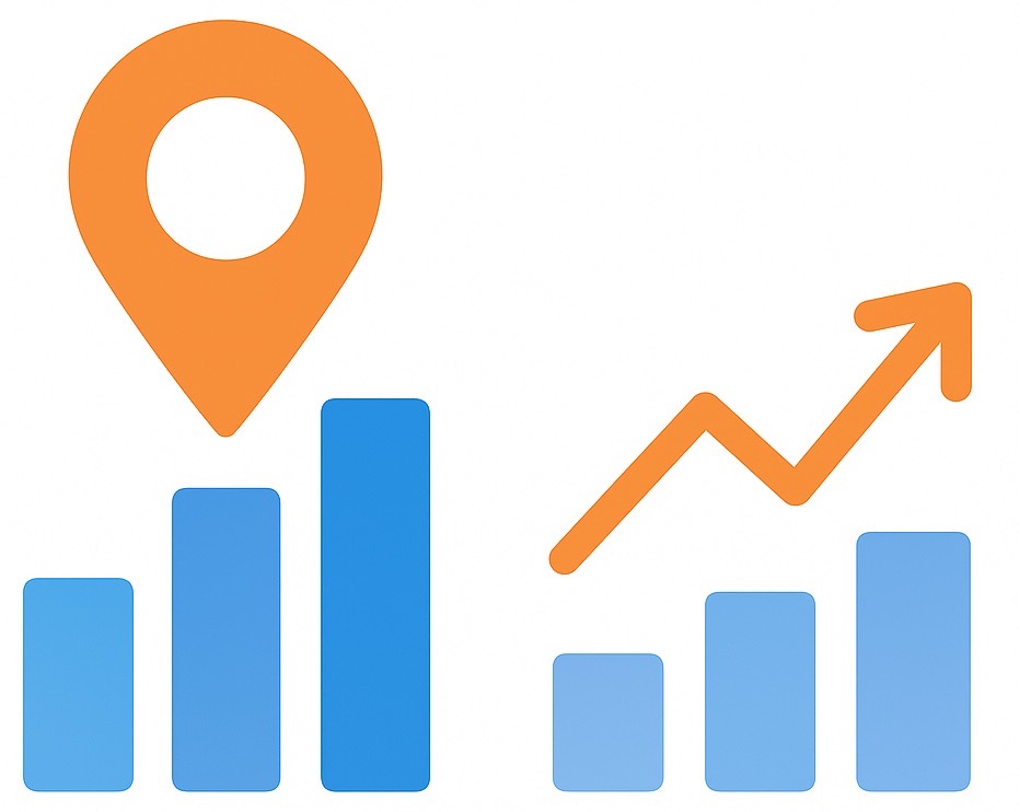 Location‑based downtime illustration