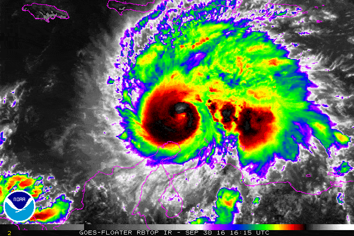 Infrared hurricane RBTop animation